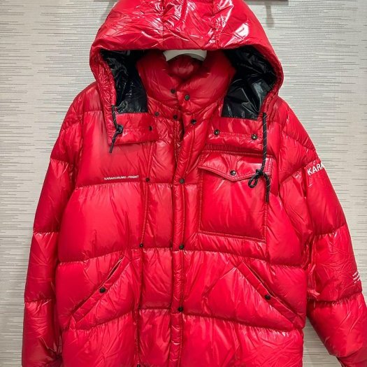 💎Han's house精品服飾💎moncler 聯名 藤原浩 羽絨 連帽 可拆 外套 雙排扣 紅 現貨 3 原價65300-0