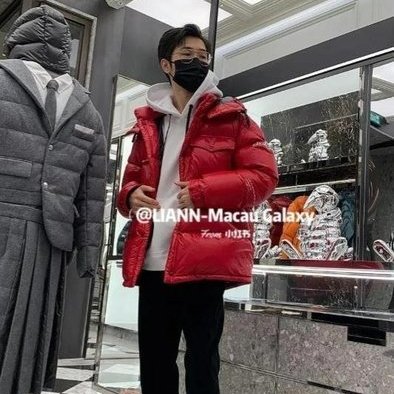 💎Han's house精品服飾💎moncler 聯名 藤原浩 羽絨 連帽 可拆 外套 雙排扣 紅 現貨 3 原價65300-4