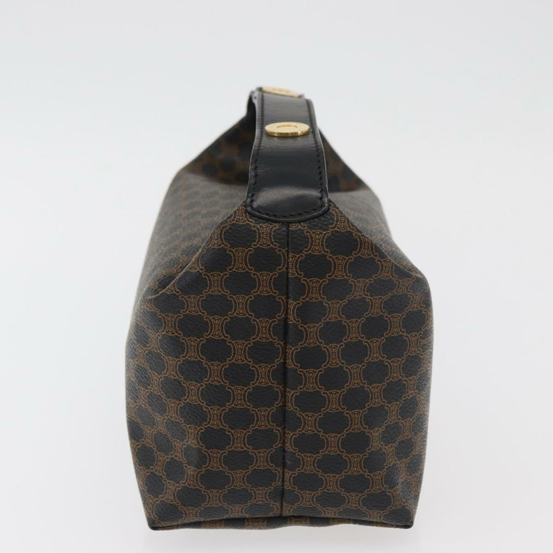 【日本直送】CELINE Macadam帆布手提包 PVC皮革 黑色 金色 正品 178319A-2