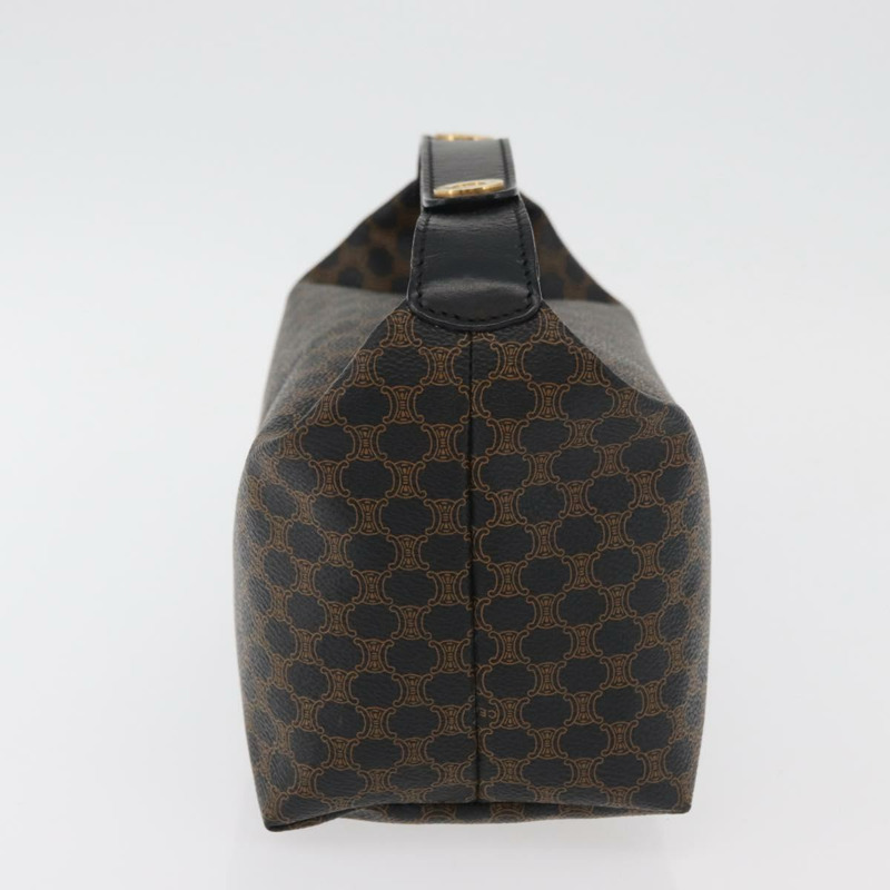 【日本直送】CELINE Macadam帆布手提包 PVC皮革 黑色 金色 正品 178319A-3