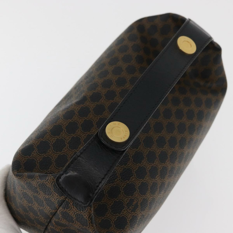 【日本直送】CELINE Macadam帆布手提包 PVC皮革 黑色 金色 正品 178319A-5