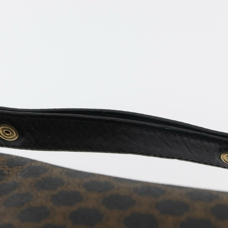 【日本直送】CELINE Macadam帆布手提包 PVC皮革 黑色 金色 正品 178319A-7