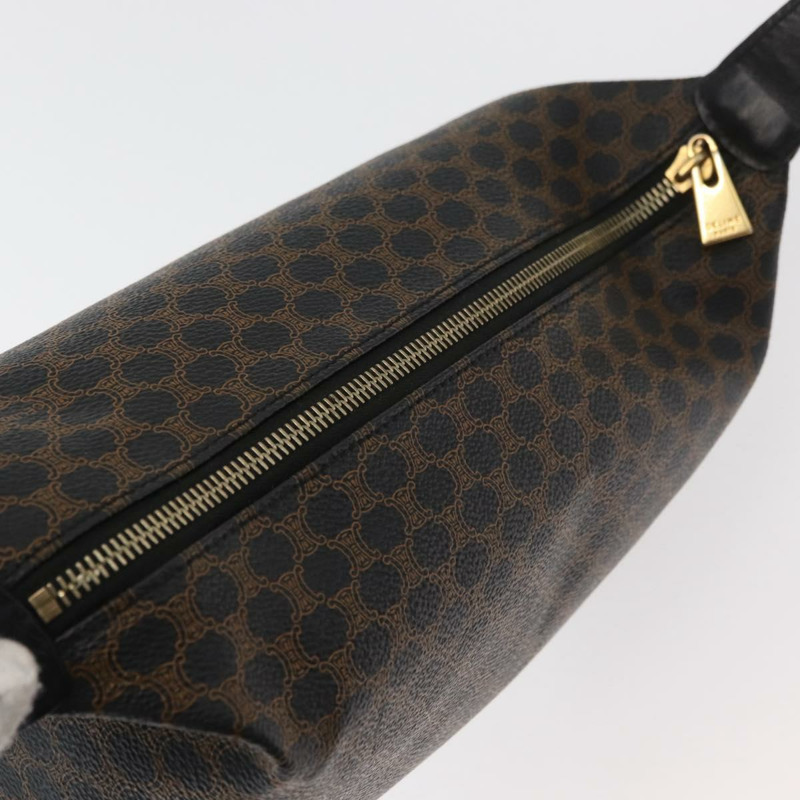 【日本直送】CELINE Macadam帆布手提包 PVC皮革 黑色 金色 正品 178319A-8