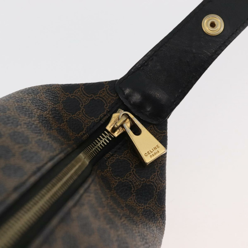 【日本直送】CELINE Macadam帆布手提包 PVC皮革 黑色 金色 正品 178319A-18