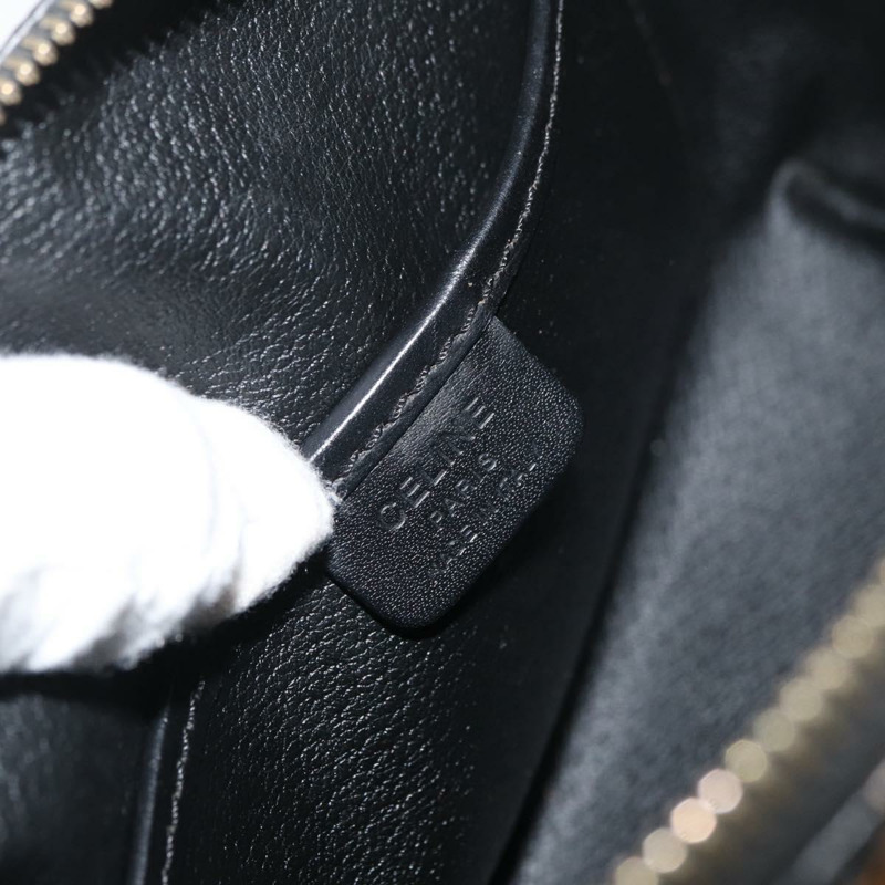 【日本直送】CELINE Macadam帆布手提包 PVC皮革 黑色 金色 正品 178319A-19