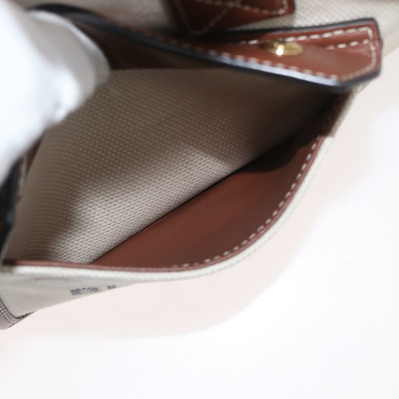 【日本直送】BURBERRY 手提包 帆布 兩用 米色 金色 正品 179719A-10