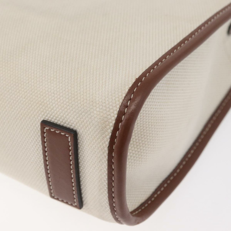 【日本直送】BURBERRY 手提包 帆布 兩用 米色 金色 正品 179719A-17