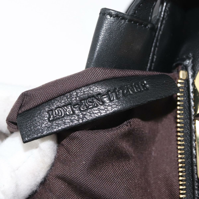 【日本直送】FENDI Monster Peek A Boo XS 手提包 皮革 兩用 黑色 金色 正品 ep14588SAV-10