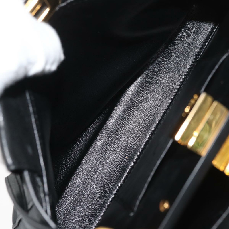 【日本直送】FENDI Monster Peek A Boo XS 手提包 皮革 兩用 黑色 金色 正品 ep14588SAV-22