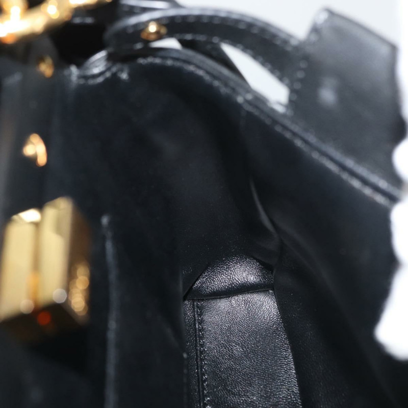 【日本直送】FENDI Monster Peek A Boo XS 手提包 皮革 兩用 黑色 金色 正品 ep14588SAV-24