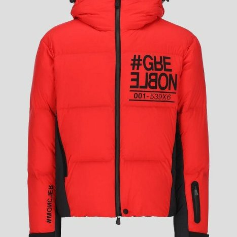 💎Han's house精品服飾💎 MONCLER PRAMINT 滑雪系列 高機能 羽絨 連帽 外套 消光紅 可手水洗 現貨 L 原價72600-6