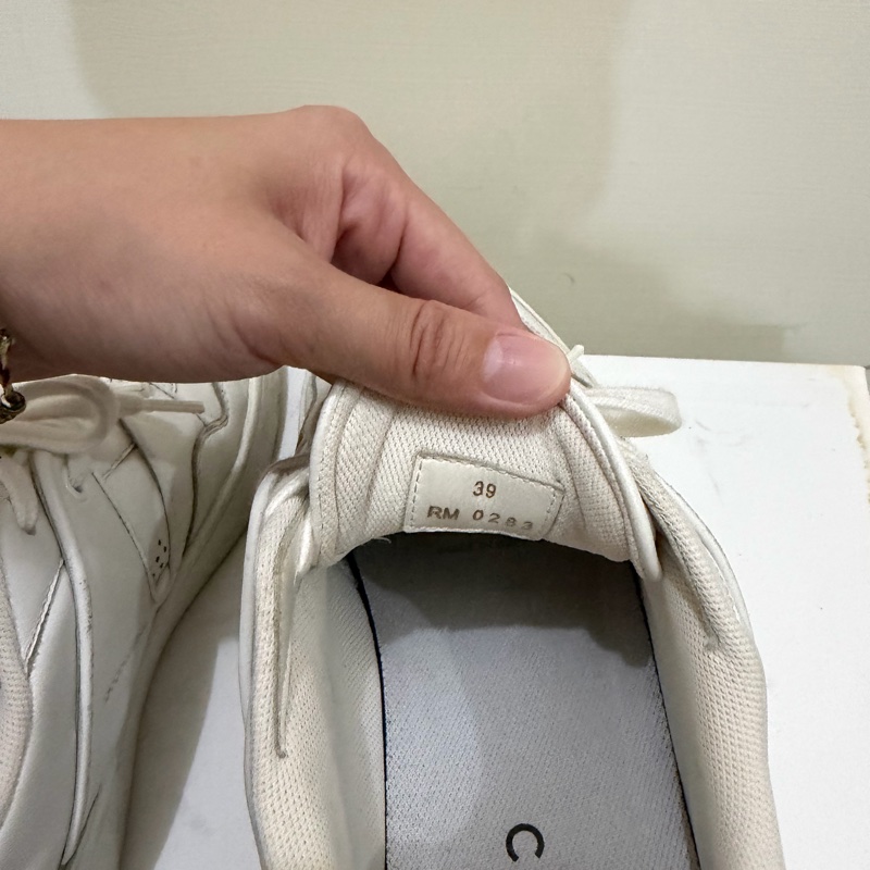 CELINE CT-04 經典白色皮革男士休閒鞋-3