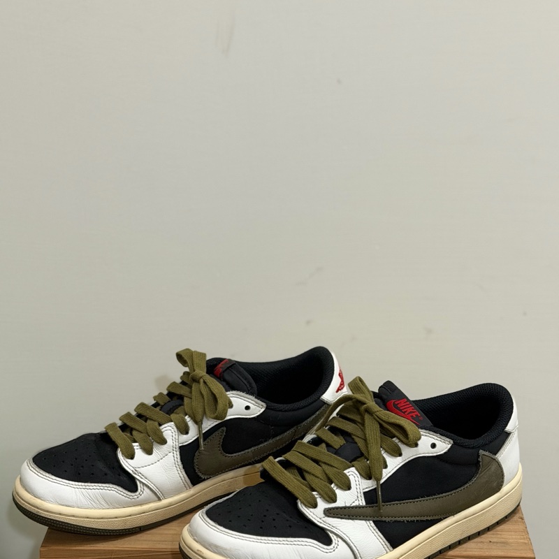 Travis Scott x Air Jordan 1 Low OG "Olive" 橄欖綠倒鉤-1