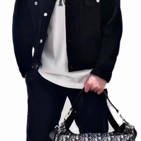 #男士必備#超大容量#Dior 迪奧 Oblique 老花刺繡馬鞍郵差包#附購證