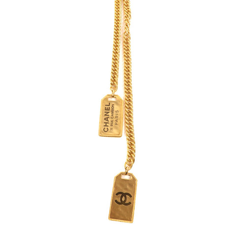 CHANEL 金屬Chain Lariat Necklace項鍊