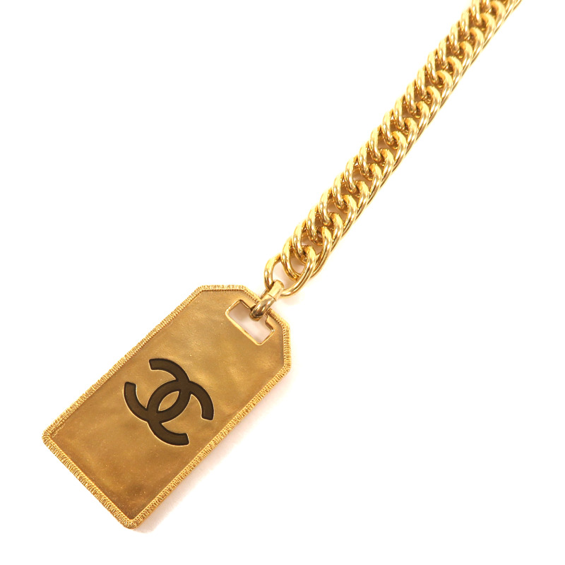 CHANEL 金屬Chain Lariat Necklace項鍊-2