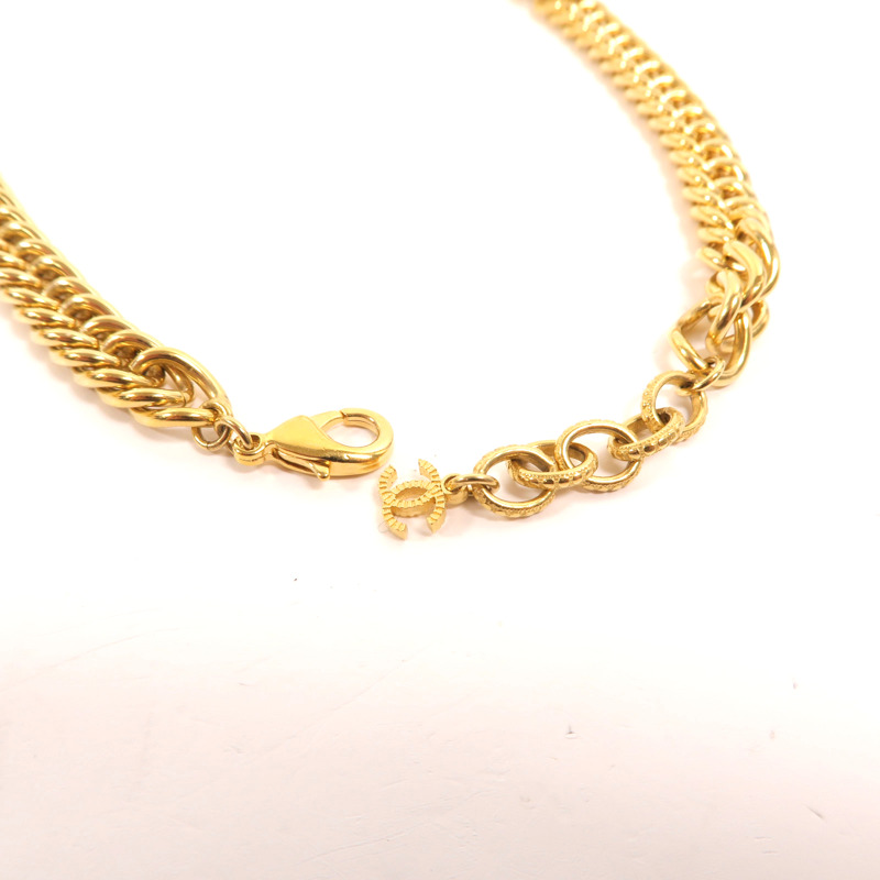 CHANEL 金屬Chain Lariat Necklace項鍊-5