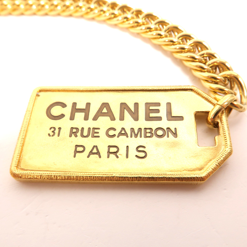 CHANEL 金屬Chain Lariat Necklace項鍊-8