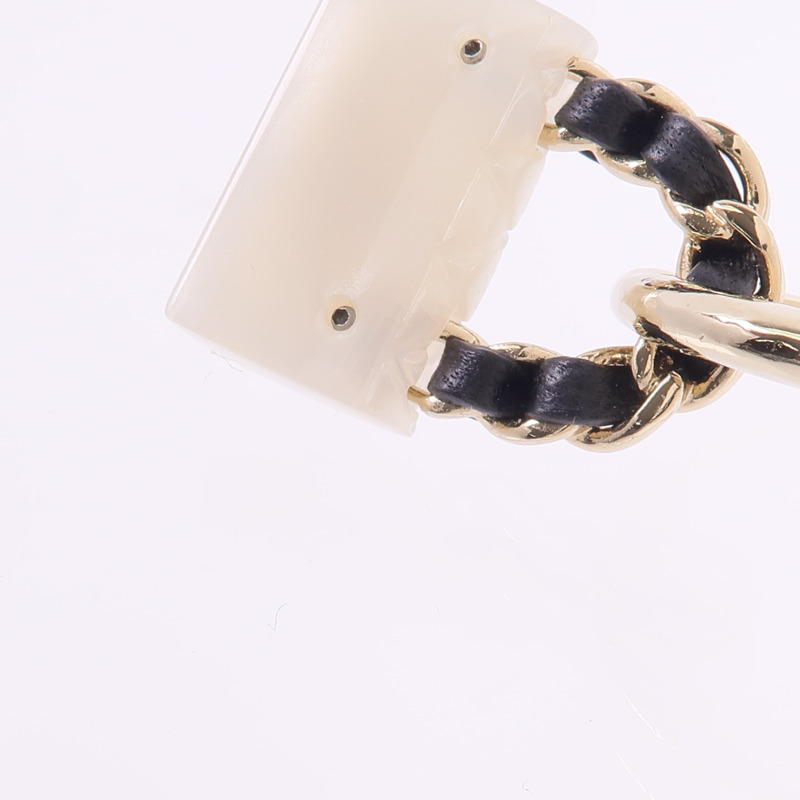CHANEL PVC/金屬/皮革Earrings耳環-7