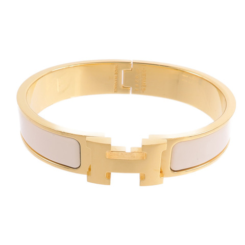 HERMES 金屬/琺瑯Clic H Bracelet手鐲