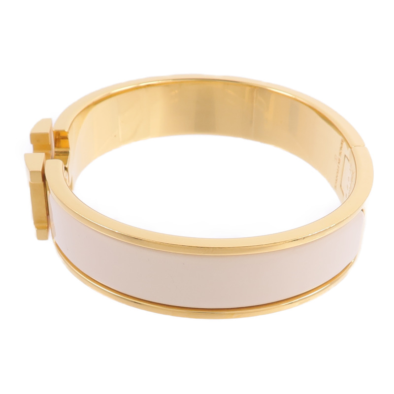 HERMES 金屬/琺瑯Clic H Bracelet手鐲-1