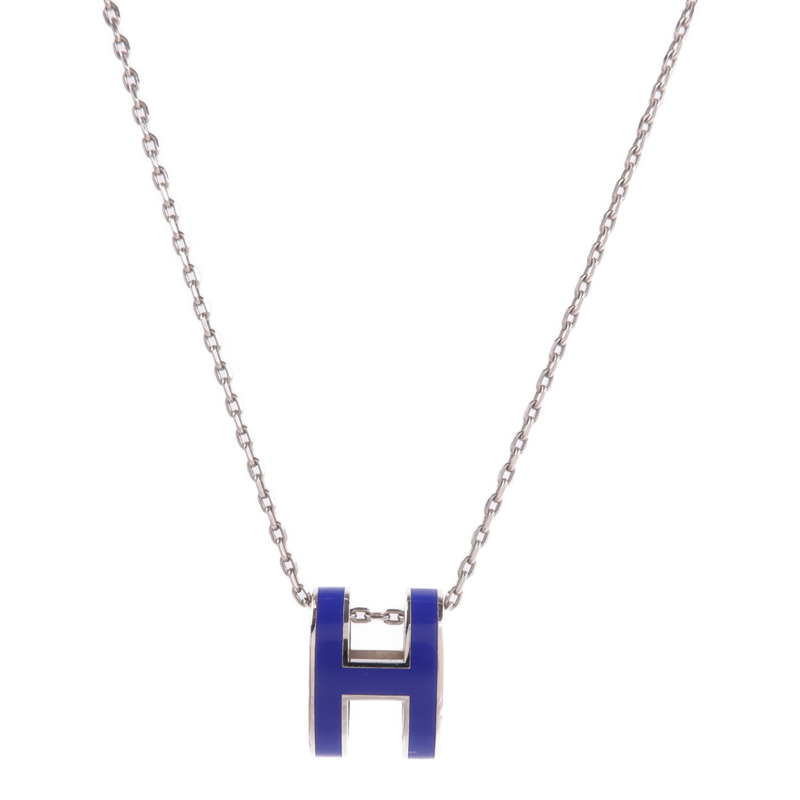 HERMES 金屬/琺瑯Pop H Necklace項鍊-1