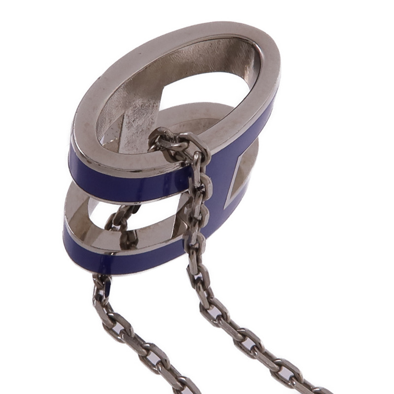 HERMES 金屬/琺瑯Pop H Necklace項鍊-7