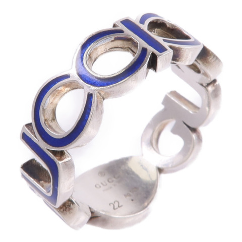 GUCCI 925純銀Interlocking G Ring戒指