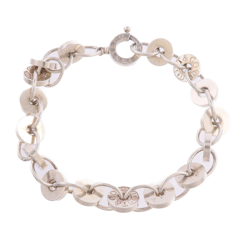 TIFFANY＆CO 925純銀1837 Circle Bracelet手鏈-3