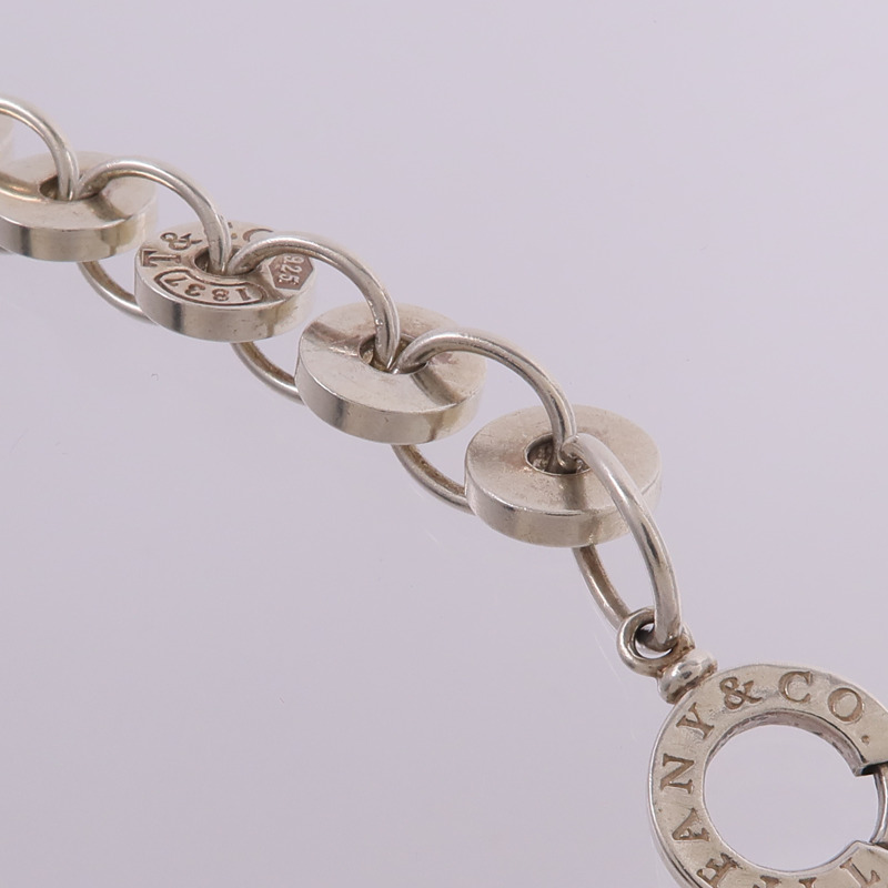 TIFFANY＆CO 925純銀1837 Circle Bracelet手鏈-8