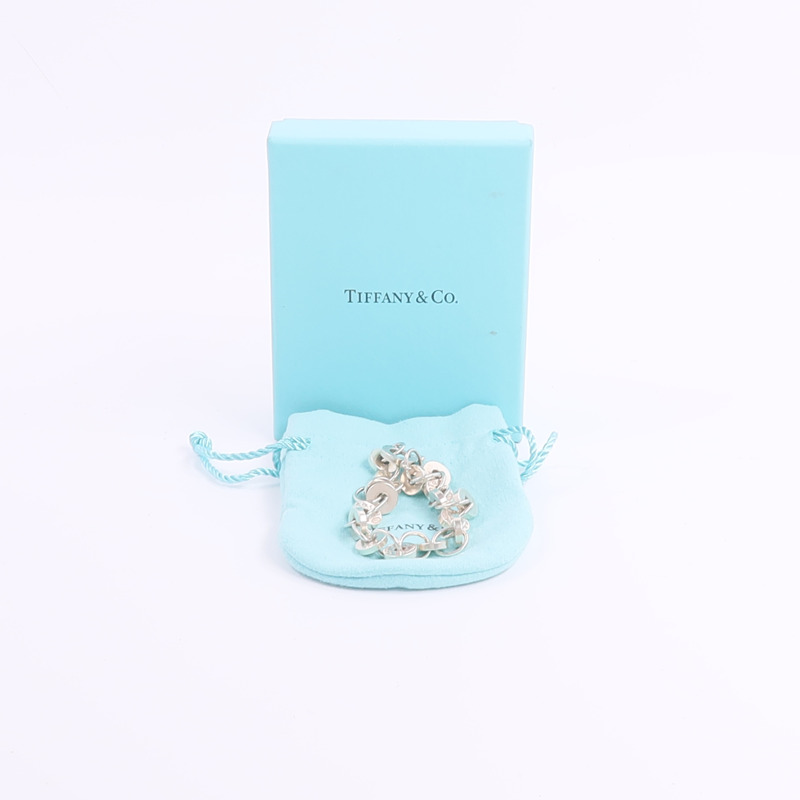 TIFFANY＆CO 925純銀1837 Circle Bracelet手鏈-9