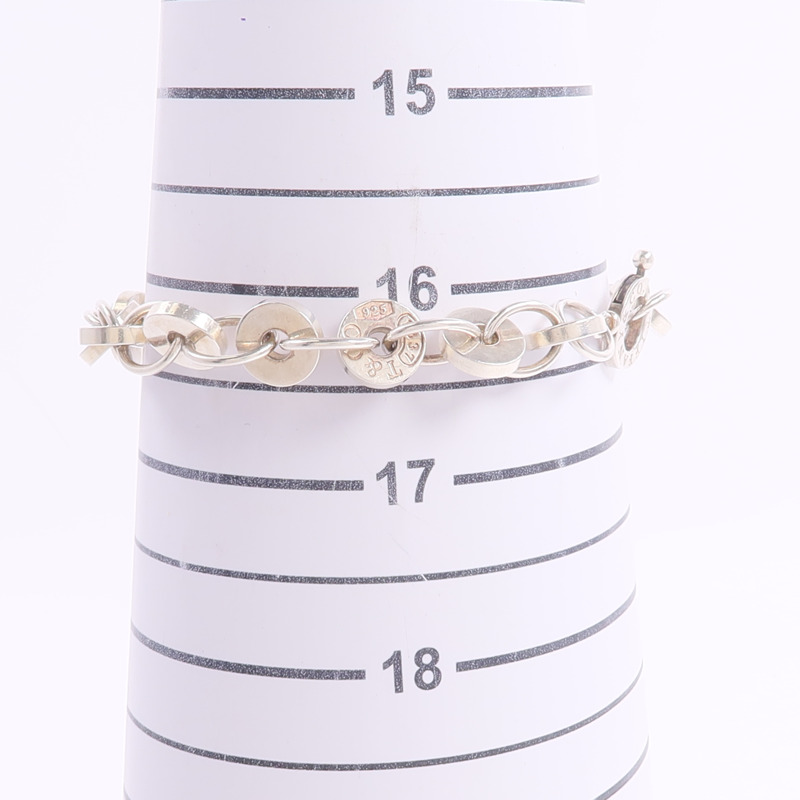 TIFFANY＆CO 925純銀1837 Circle Bracelet手鏈-10