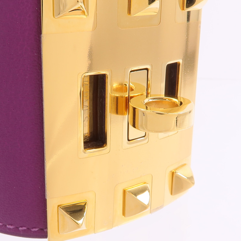 HERMES Swift皮革Kelly Dog Extreme Bracelet手帶Anemone-4