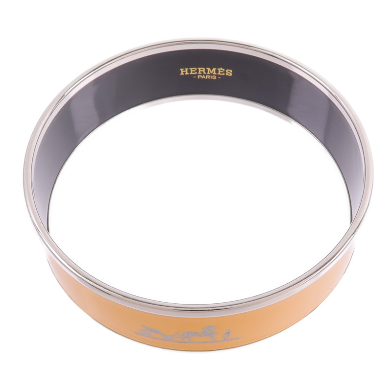 HERMES 金屬/琺瑯Email Bangle手鐲-3