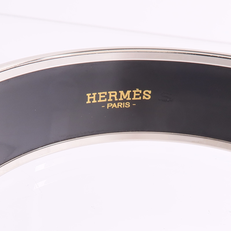 HERMES 金屬/琺瑯Email Bangle手鐲-4