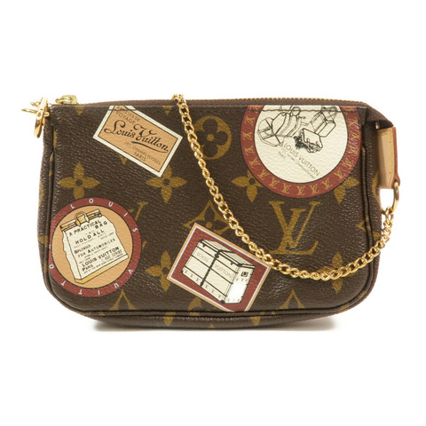 LOUIS VUITTON Monogram Mini Pochette Accessoires Pouch零錢包