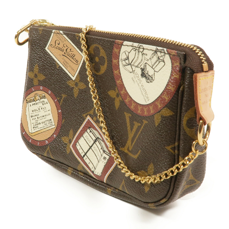 LOUIS VUITTON Monogram Mini Pochette Accessoires Pouch零錢包-2