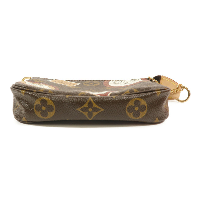 LOUIS VUITTON Monogram Mini Pochette Accessoires Pouch零錢包-3