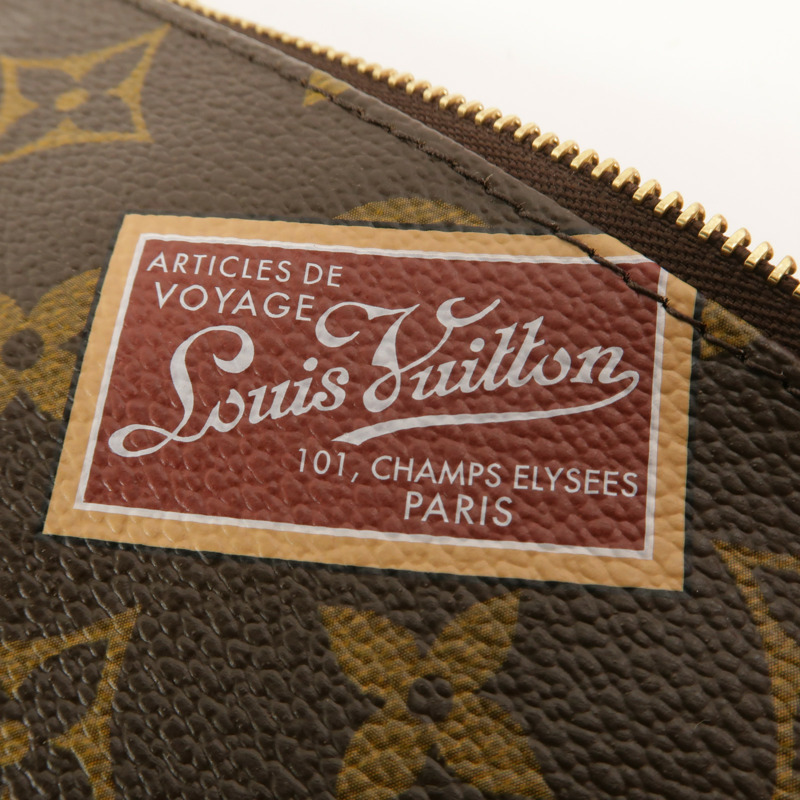 LOUIS VUITTON Monogram Mini Pochette Accessoires Pouch零錢包-15