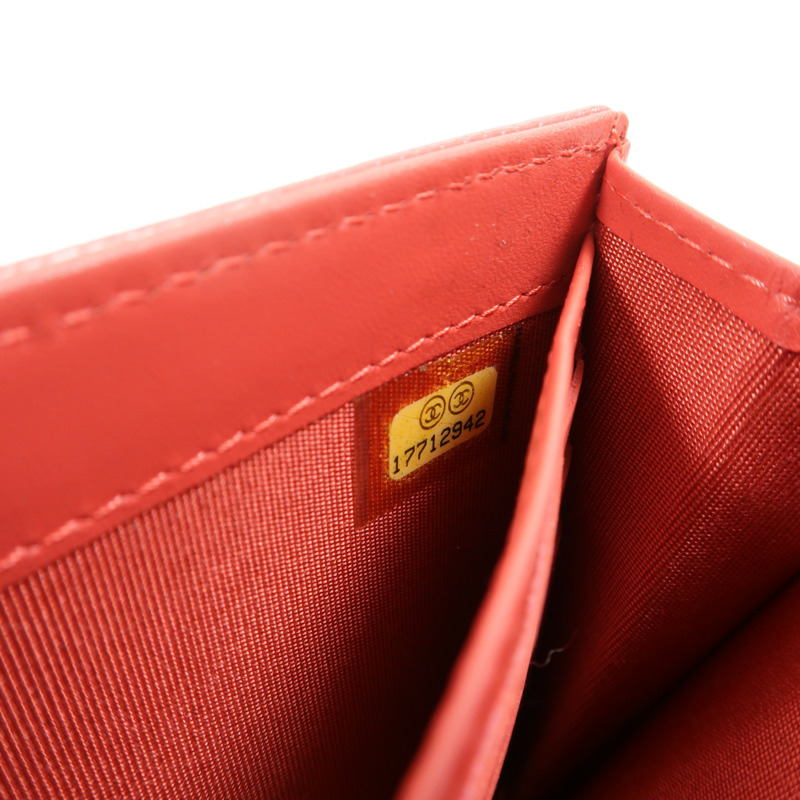 CHANEL 牛皮皮革Long Wallet長錢包-10