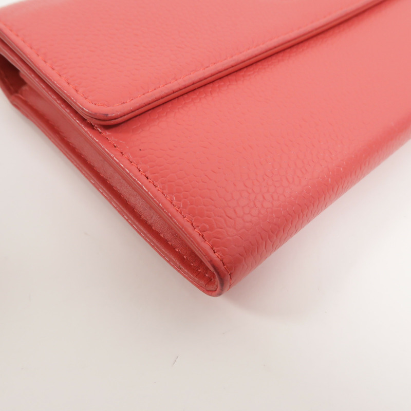 CHANEL 牛皮皮革Long Wallet長錢包-13
