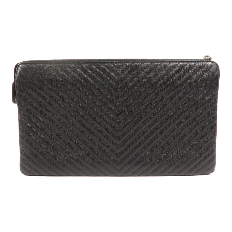 CHANEL 牛皮皮革Clutch Bag手拿包-1