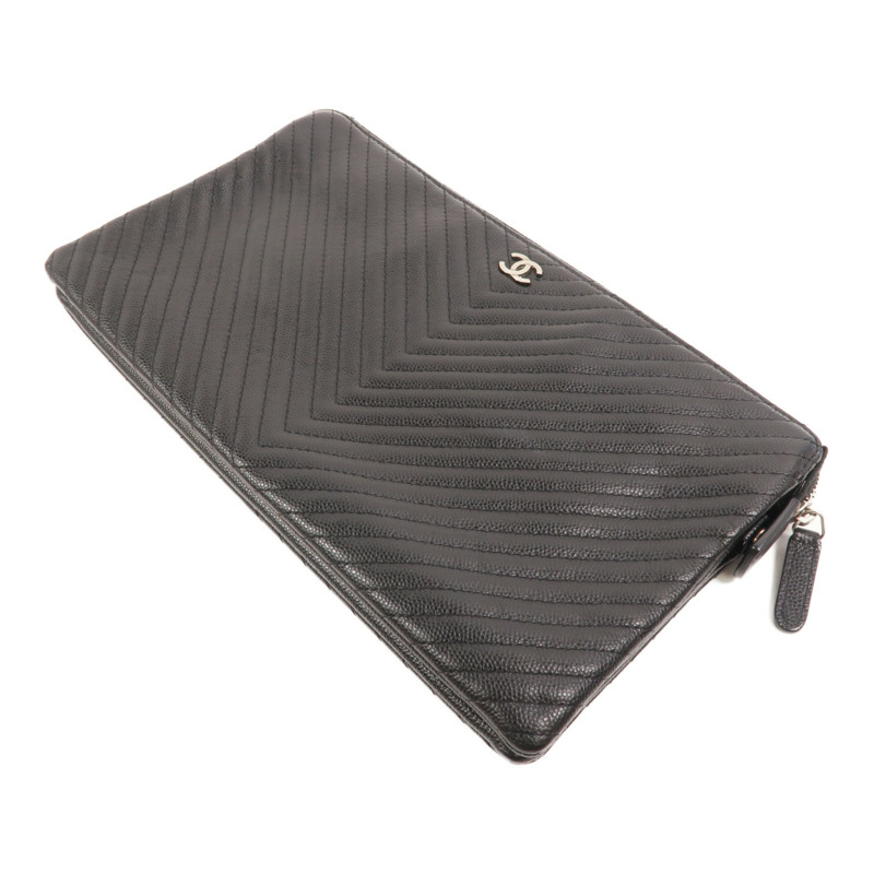 CHANEL 牛皮皮革Clutch Bag手拿包-4