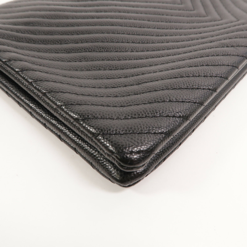 CHANEL 牛皮皮革Clutch Bag手拿包-13