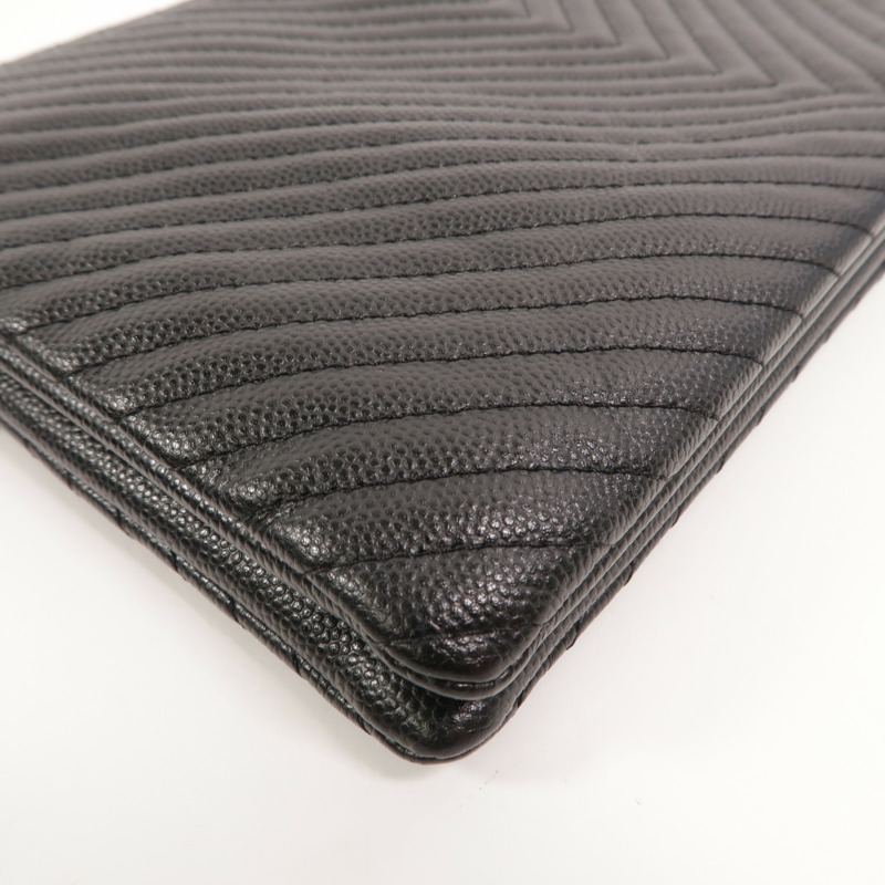 CHANEL 牛皮皮革Clutch Bag手拿包-15