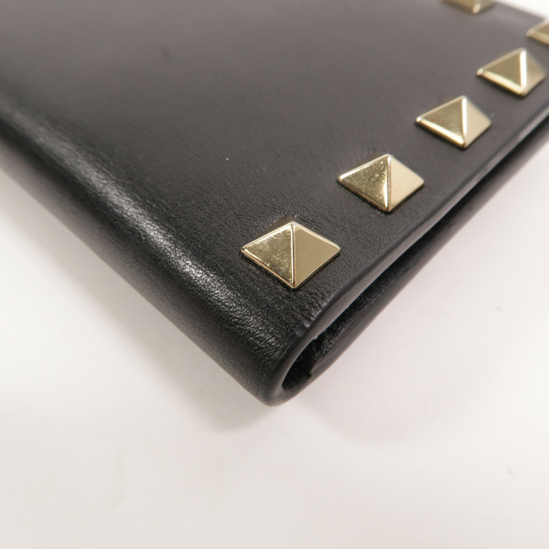 Valentino 牛皮皮革Rockstud Zipped Card Holder卡片套-12