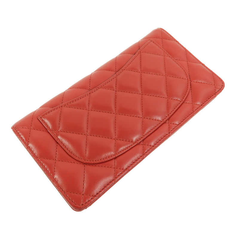 CHANEL 羊皮皮革Long Wallet長錢包-5
