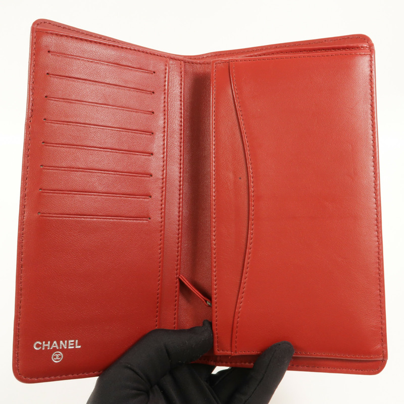 CHANEL 羊皮皮革Long Wallet長錢包-6