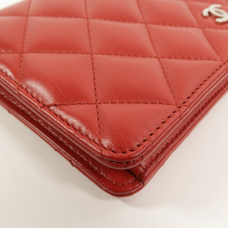 CHANEL 羊皮皮革Long Wallet長錢包-15