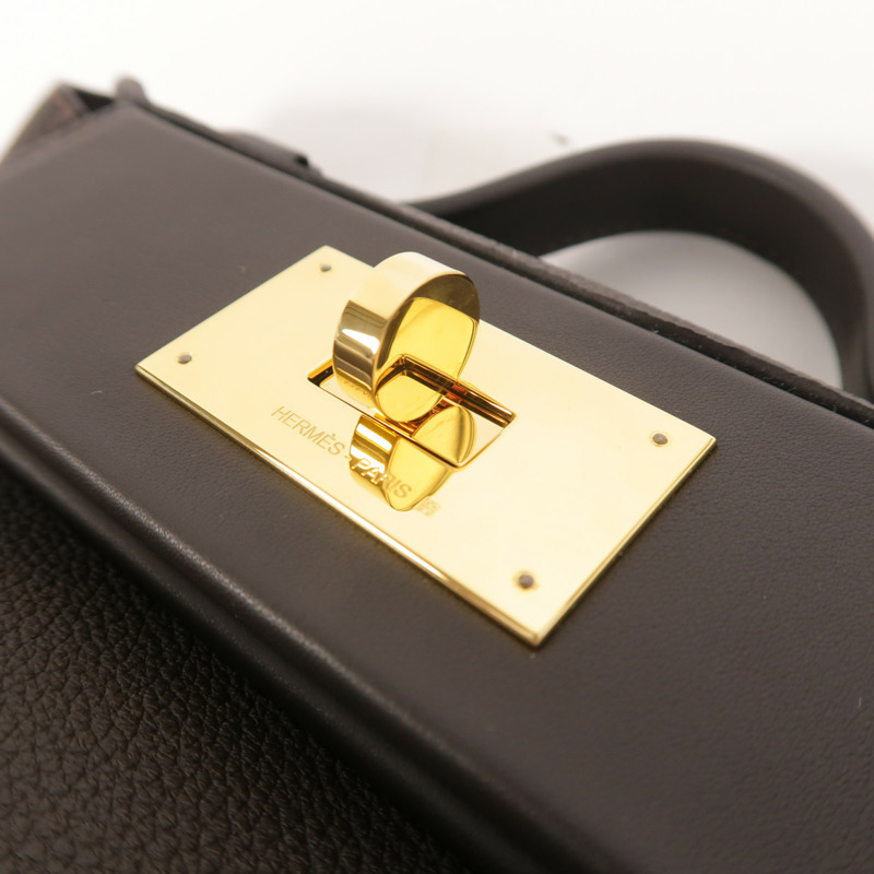 HERMES 24/24 Mini手挽肩背兩用袋Moka-9